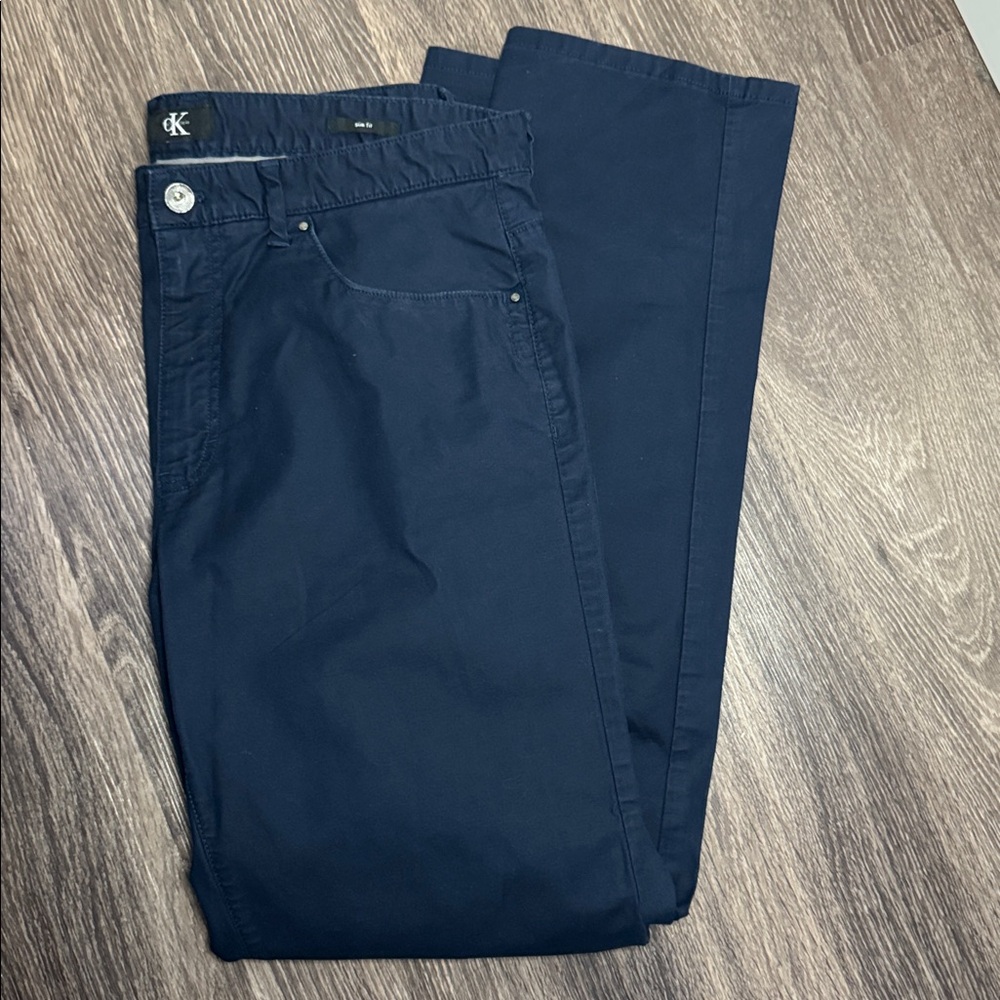 Calvin Klein Men's Navy pants